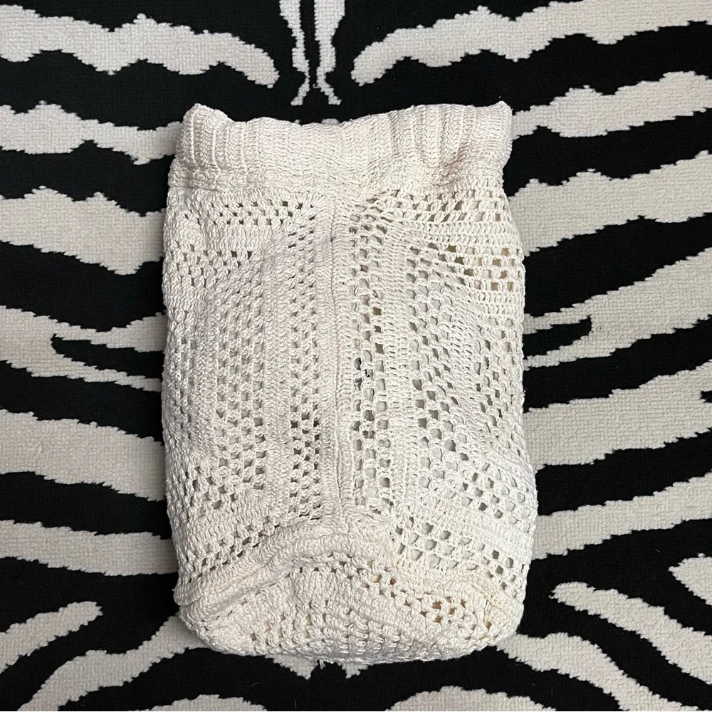 Boho Crochet Granny Square Bucket Bag